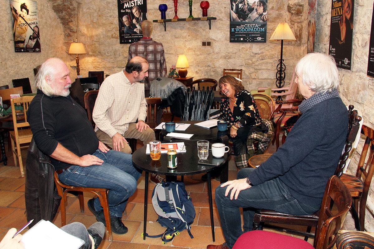 Janusz Klimsza, Jaromír Dulava, Bára Hrzánová a Pavel Dominik